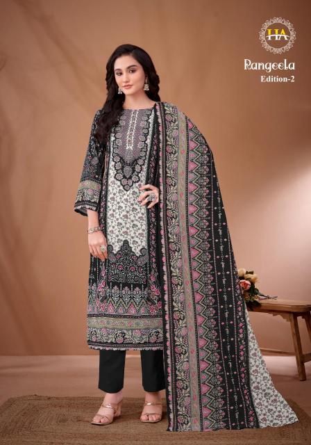 Alok suit rangeela 2 Latest designs in wholesale dress materials