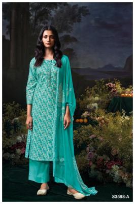 Ganga fiora 3598  Wholesale dress material suppliers