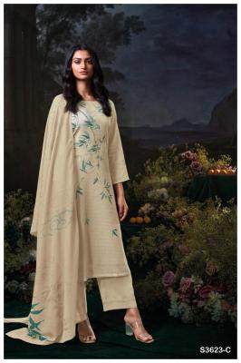 Ganga josika 3623 Unstitched dress material wholesale in Delhi