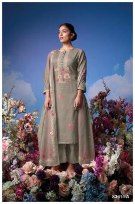 Ganga mrinal 3614 Designer dress materials wholesale in Hyderabad