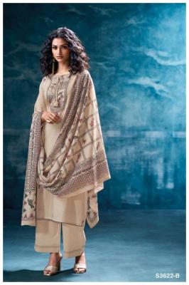 Ganga purvaja 3622 Wholesale dress material manufacturers
