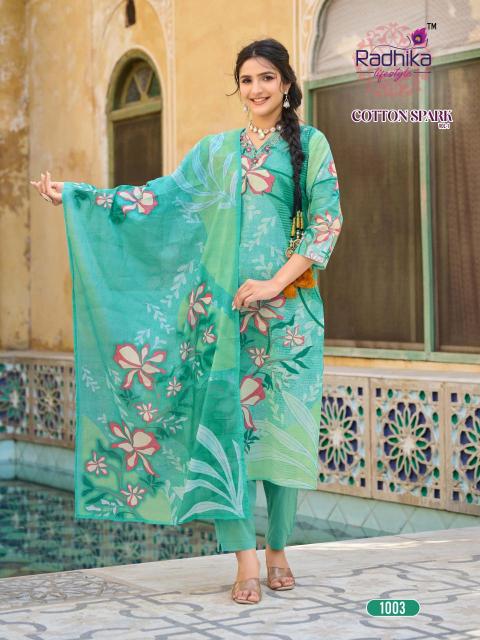 Radhika lifestyle cotton apark vol 1 Ladies kurtis in Ahmedabad