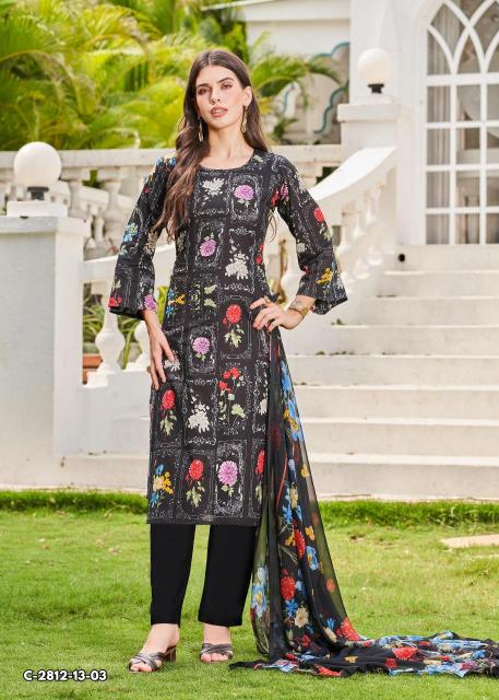 Alok suit ocean Wholesale unstitched dress materials in Hyderabad
