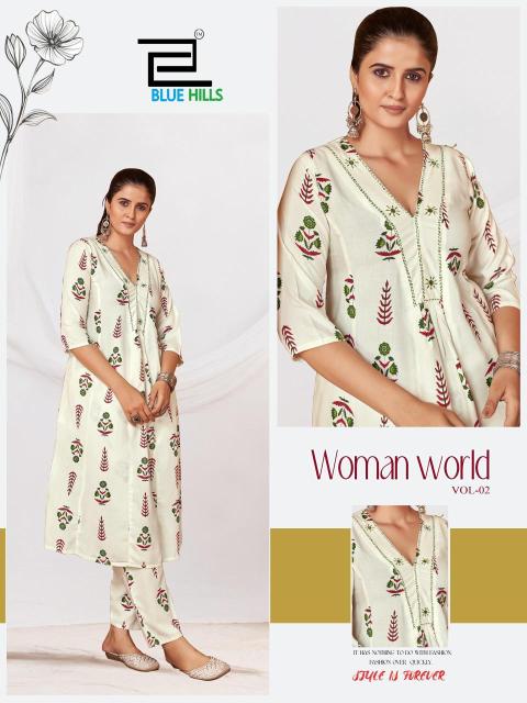 Blue hills woman world vol.2 coord set  Kurti distributor in Ahmedabad