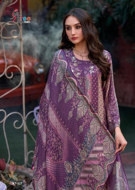 Shree fabs KT - 327 Dress material wholesalers in Ahmedabad