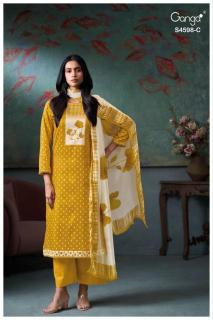 Ganga binal 4598 Wholesale dress materials in Ahmedabad