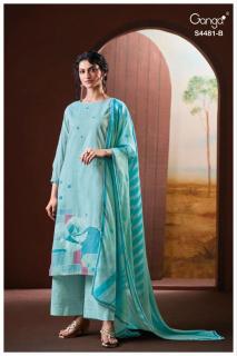 Ganga cruzie 4481 Surat dress materials wholesale