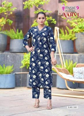 Mystic9 aarvi vol 1 coord set Kurti manufacturers and exporters in Hydrabad