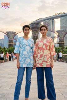 Ossm style 198 Printed kurti wholesaler in Delhi