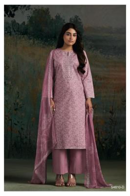 Ganga aadila 4810 Designer dress materials in bulk