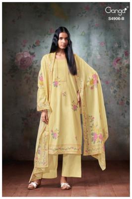 Ganga drusilla 4906 Wholesale dress material shops in Kolkata