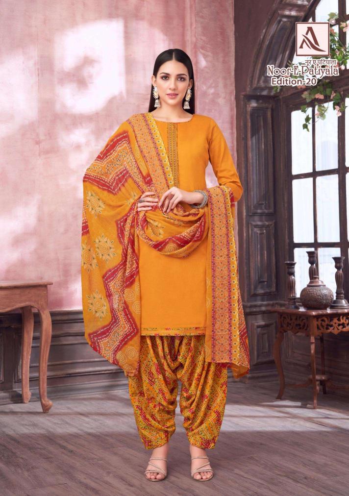 Alok Noor E Patiyala Vol 20 dress material wholesalers in India