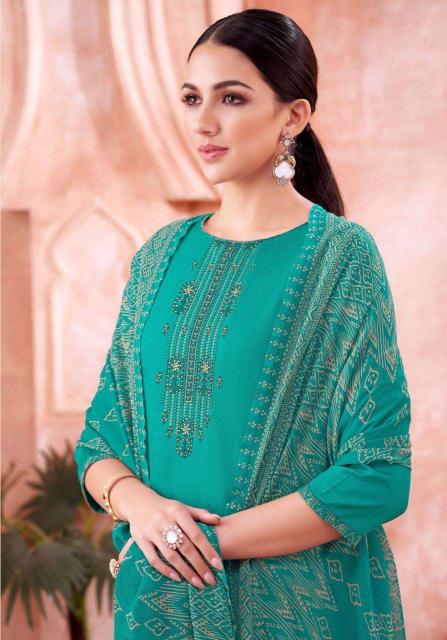 Alok Nusrat E Patiyala Vol 16 dress material wholesale market in Surat