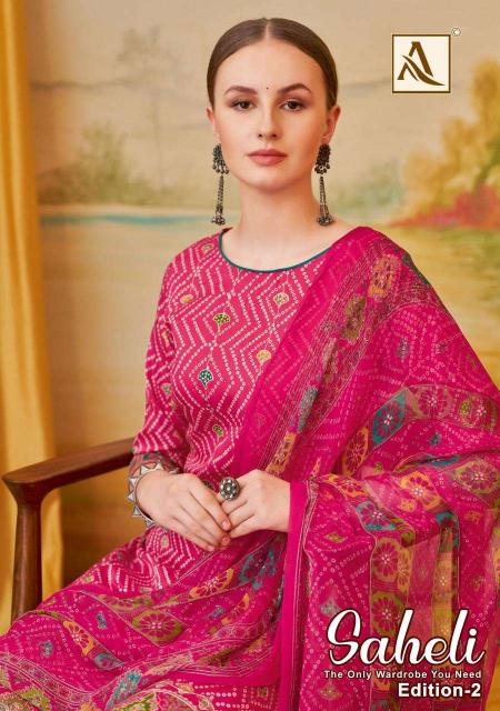 Alok Saheli Vol 2 dress material manufacturers of Dress Material Surat