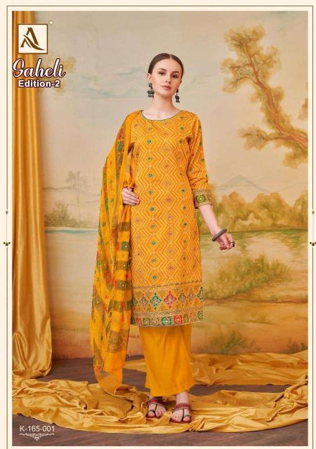 Alok Saheli Vol 2 dress material manufacturers of Dress Material Surat