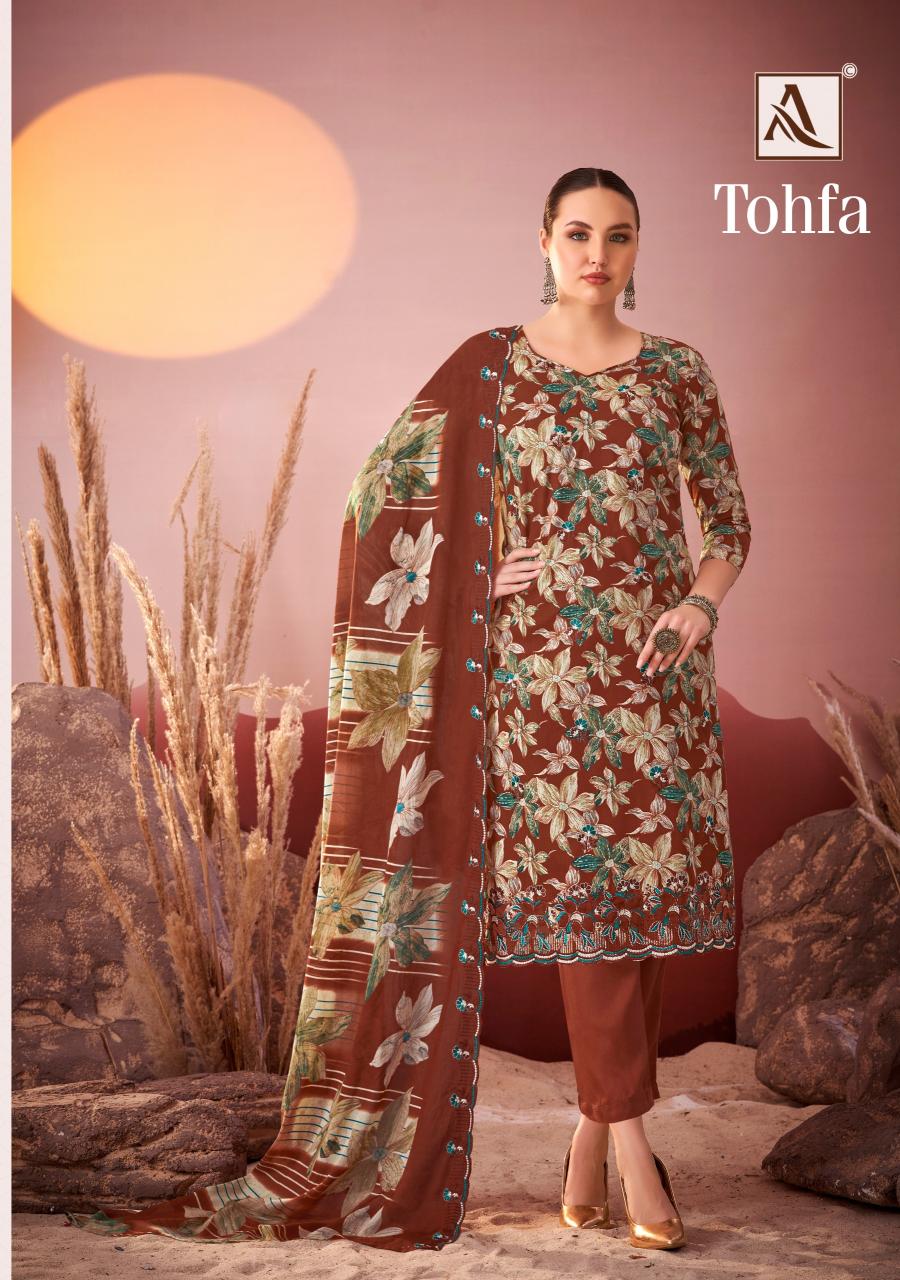 ALOK SUIT PRESENTS TOHFA DRESS MATERIAL MANUFACTURERS