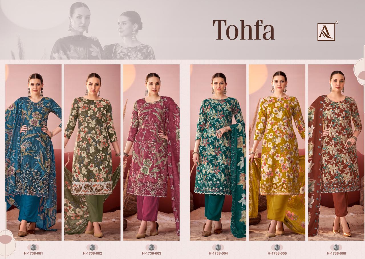 ALOK SUIT PRESENTS TOHFA DRESS MATERIAL MANUFACTURERS