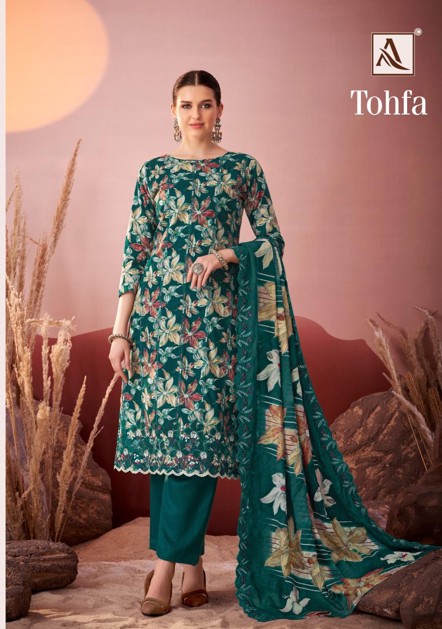 ALOK SUIT PRESENTS TOHFA DRESS MATERIAL MANUFACTURERS
