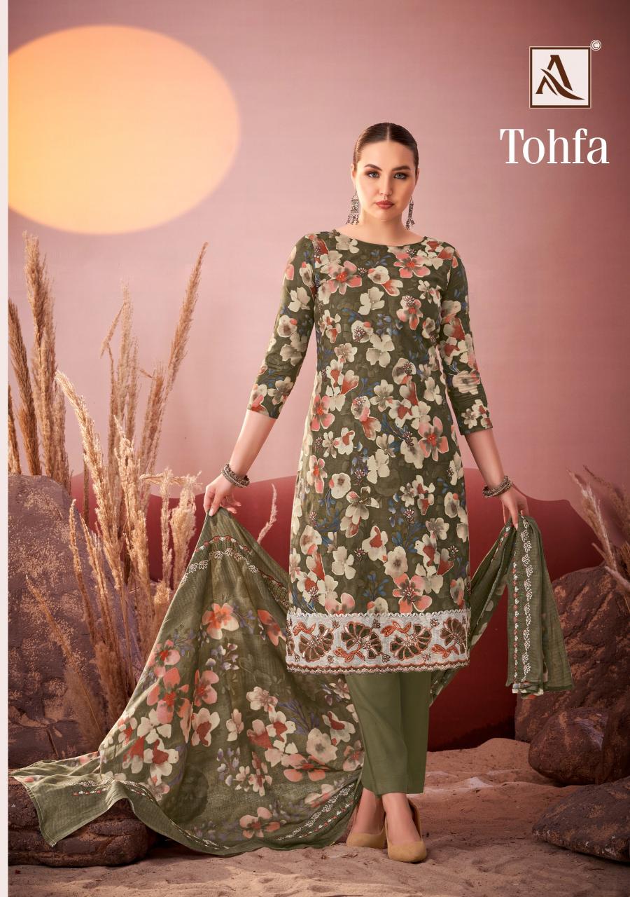 ALOK SUIT PRESENTS TOHFA DRESS MATERIAL MANUFACTURERS
