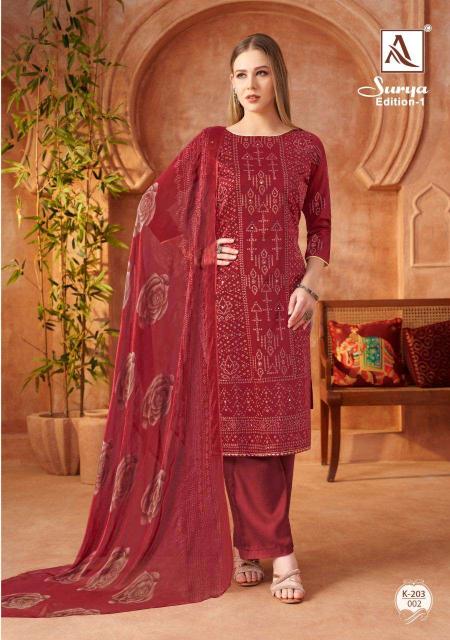 Alok Surya dress material wholesalers in Surat