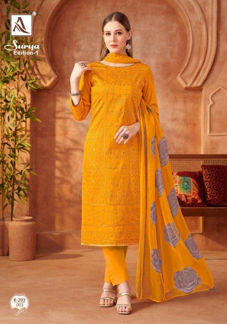 Alok Surya dress material wholesalers in Surat