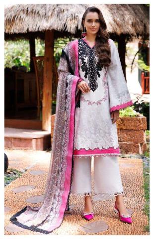 Alzohaib Az 1116 To 1131 Chiffon Dupatta pakistani suits wholesaler in Surat