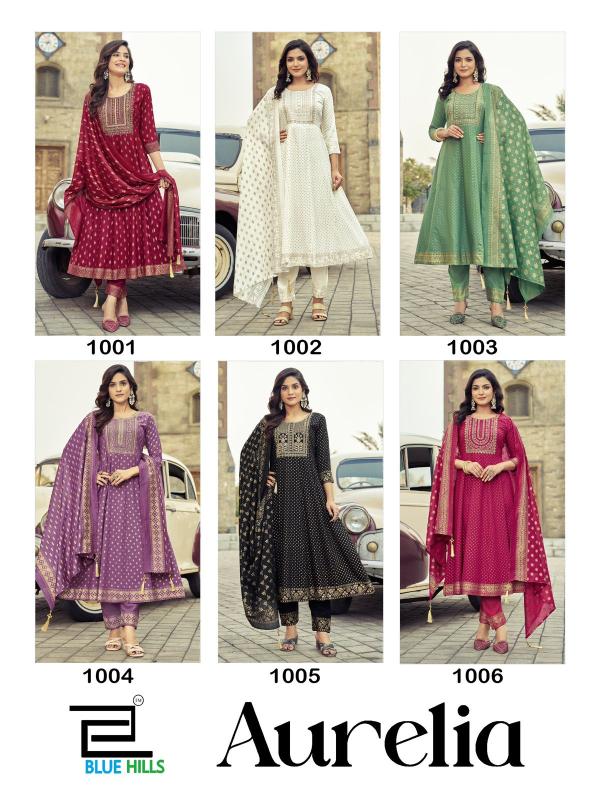 BLUE HILLS PRESENTS AURELIA BRANDED KURTI MANUFACTURERS