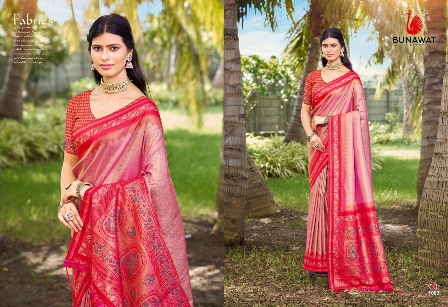 Bunawat Gajal Silk Traditional Wear New Designer Silk Sarees Collection in Surat
