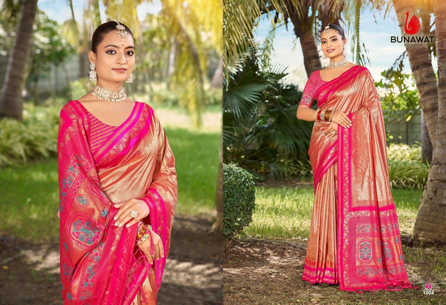 Bunawat Gajal Silk Traditional Wear New Designer Silk Sarees Collection in Surat