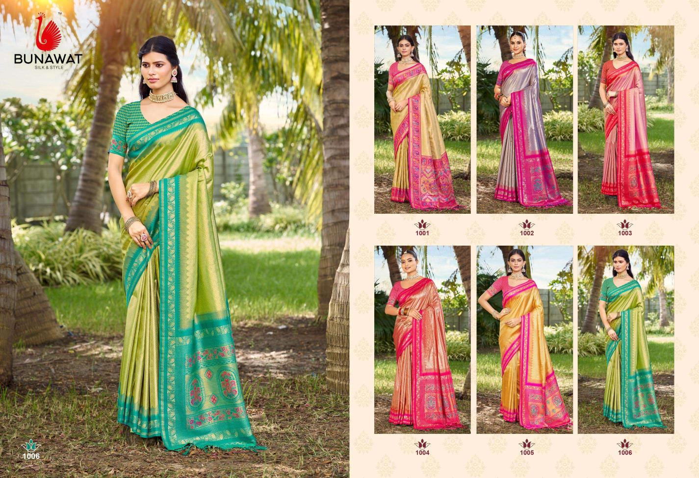 Bunawat Gajal Silk Traditional Wear New Designer Silk Sarees Collection in Surat