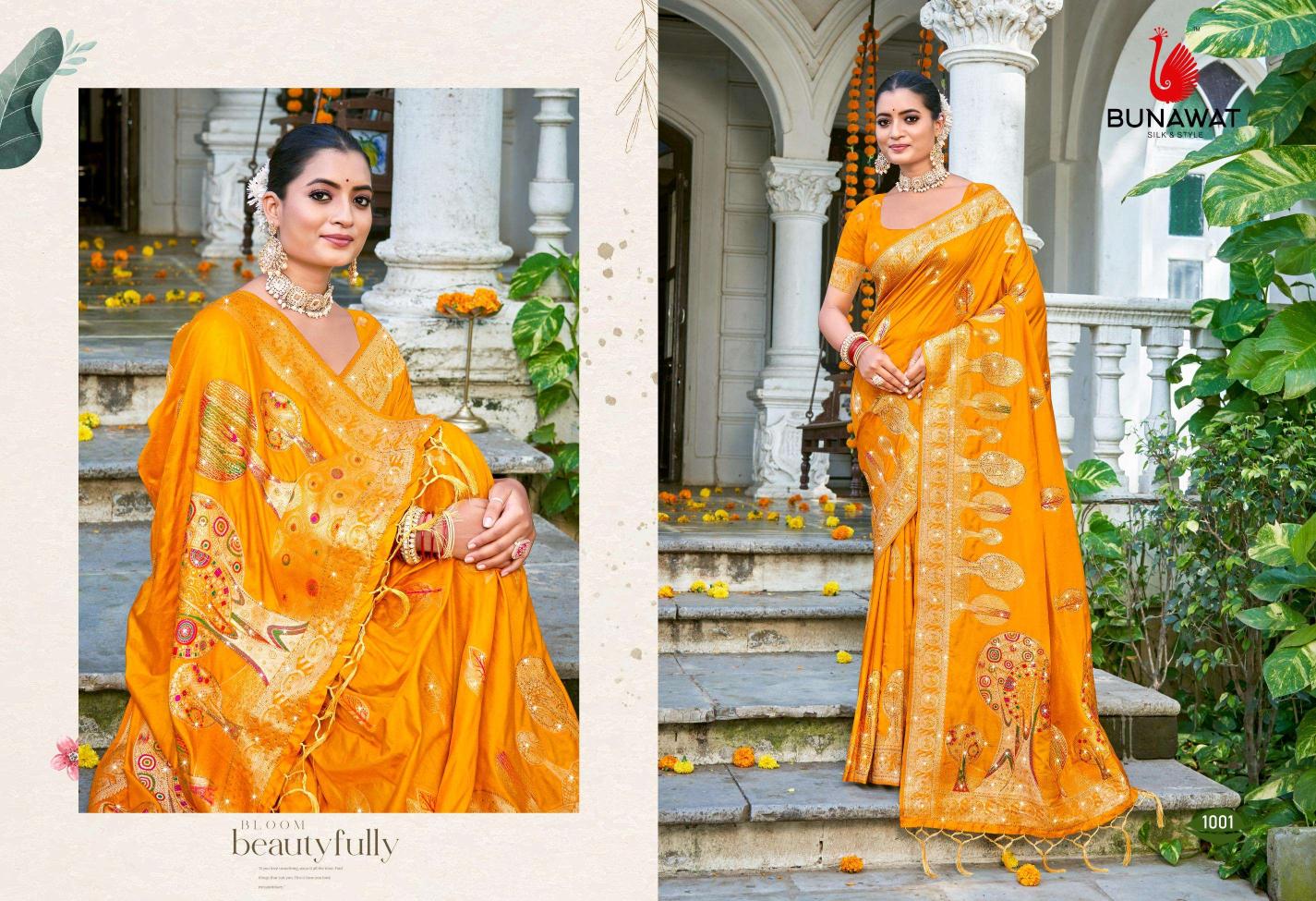 Bunawat Hans Vol-3 New Designer Heavy Silk Wedding Sarees Collection in Surat