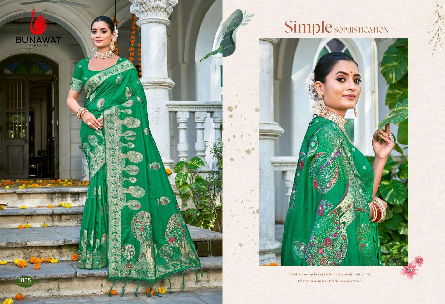 Bunawat Hans Vol-3 New Designer Heavy Silk Wedding Sarees Collection in Surat