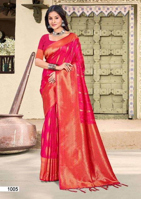 Bunawat Pinkvilla Traditional Wear New Designer Silk Sarees Collection in Surat