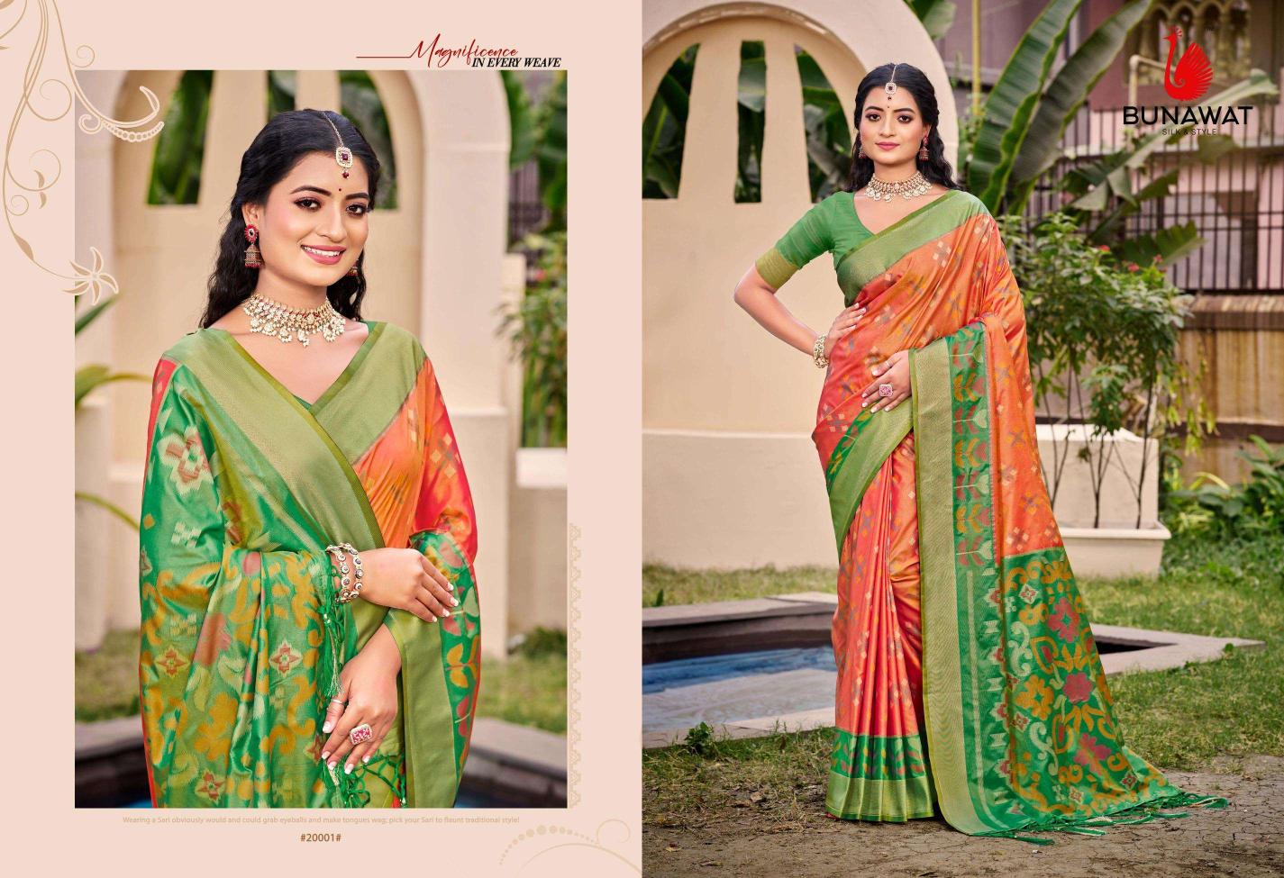 Bunawat Pochampalli Silk Vol-2 Festival Wear Designer Silk Sarees Collection inn Surat