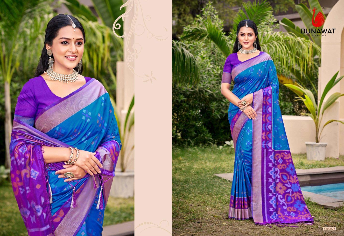 Bunawat Pochampalli Silk Vol-2 Festival Wear Designer Silk Sarees Collection inn Surat