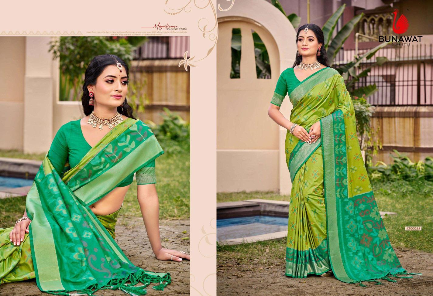 Bunawat Pochampalli Silk Vol-2 Festival Wear Designer Silk Sarees Collection inn Surat