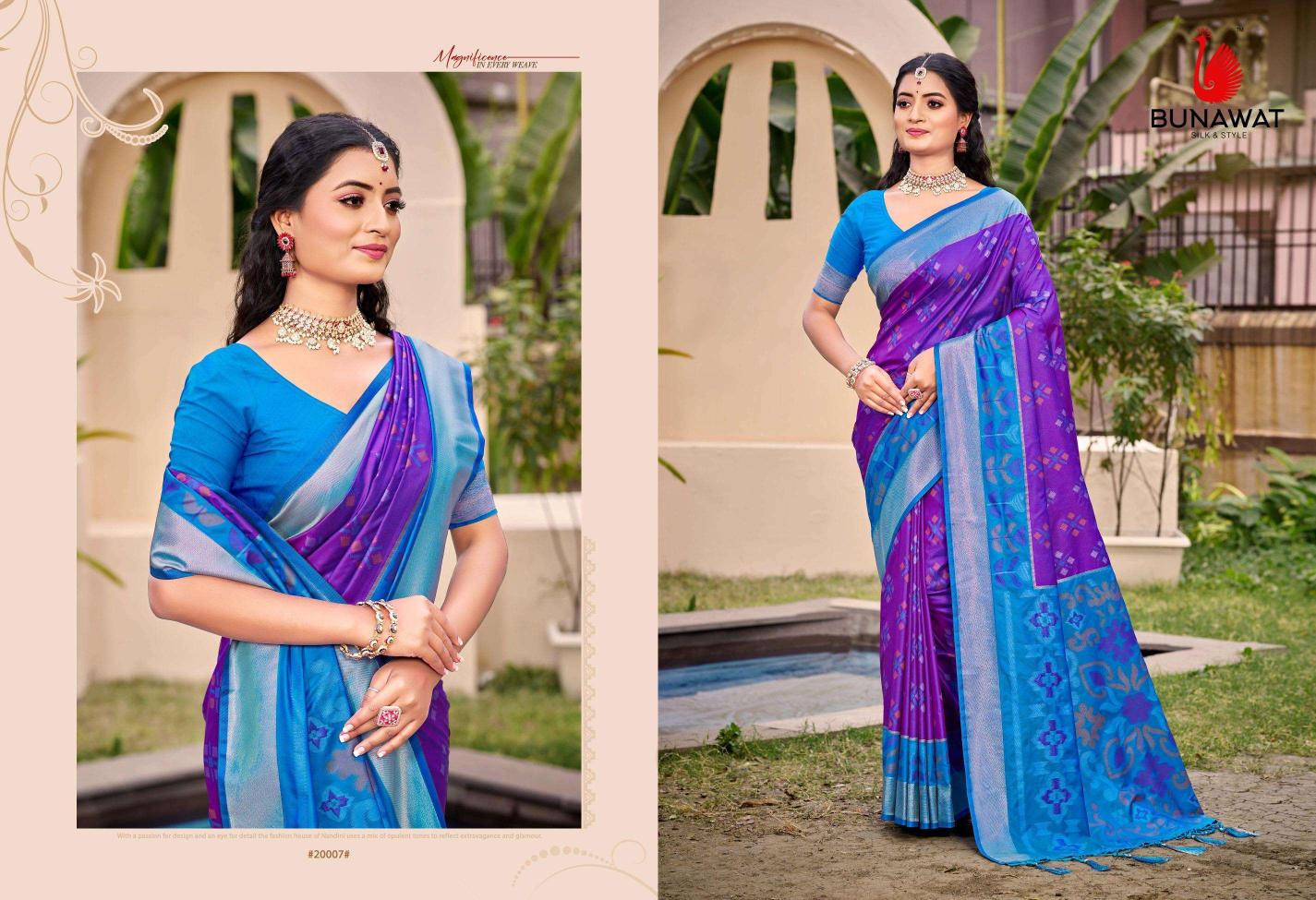 Bunawat Pochampalli Silk Vol-2 Festival Wear Designer Silk Sarees Collection inn Surat
