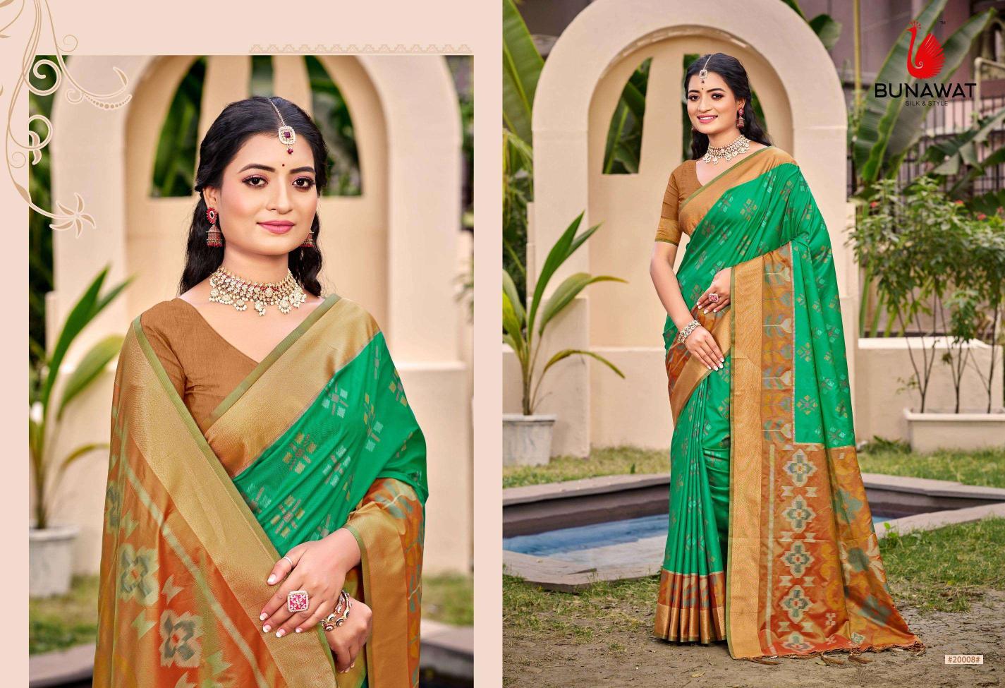 Bunawat Pochampalli Silk Vol-2 Festival Wear Designer Silk Sarees Collection inn Surat