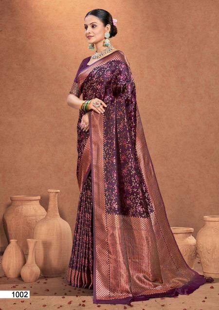 Bunawat Rajwadi Party Wear Exclusive Designer Silk Sarees Collection wholesalers in Surat