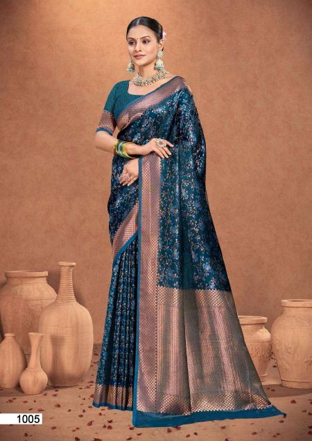 Bunawat Rajwadi Party Wear Exclusive Designer Silk Sarees Collection wholesalers in Surat