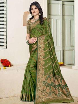 Bunawat Shakuntala Vol-3 wedding festival wear silk fabric saree collection wholesale market in Surat