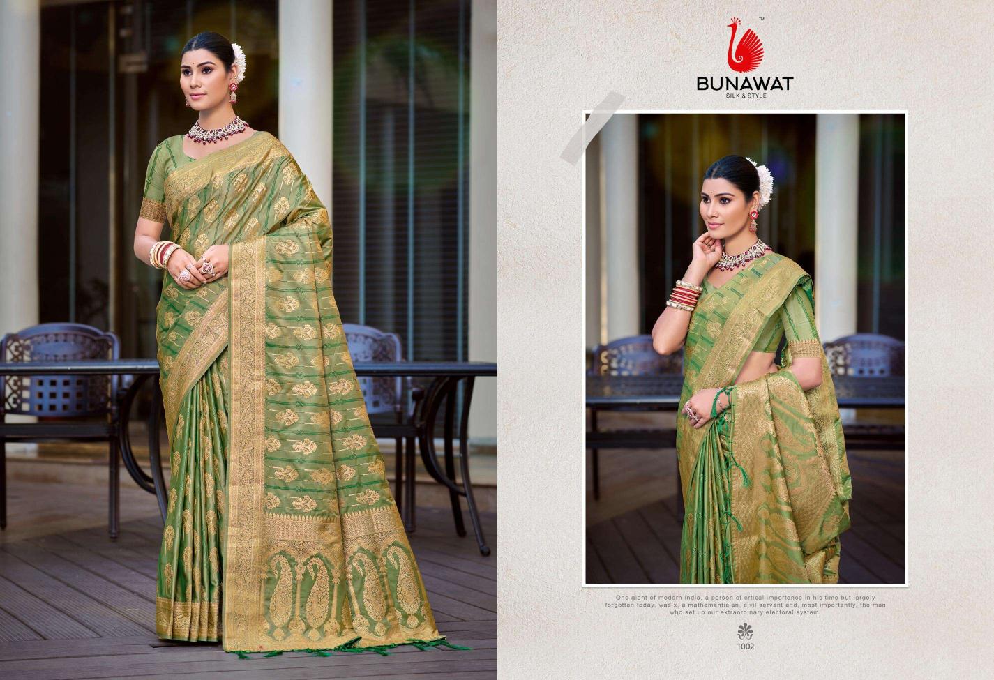 Bunawat Sobhana Festival Wear New Designer Satin Silk Sarees Collection In India