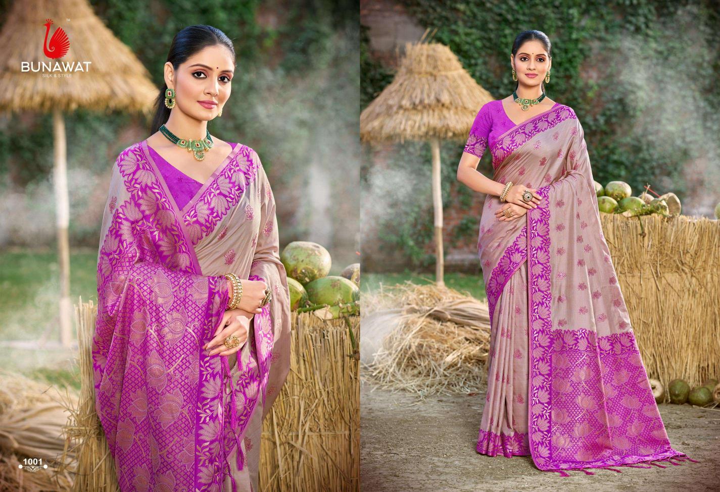Bunawat Srileela Silk Wedding Wear New Designer Silk Sarees Collection India