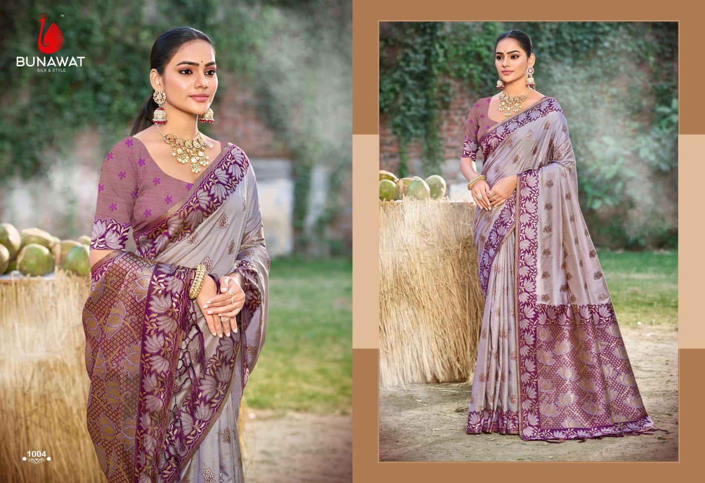 Bunawat Srileela Silk Wedding Wear New Designer Silk Sarees Collection India