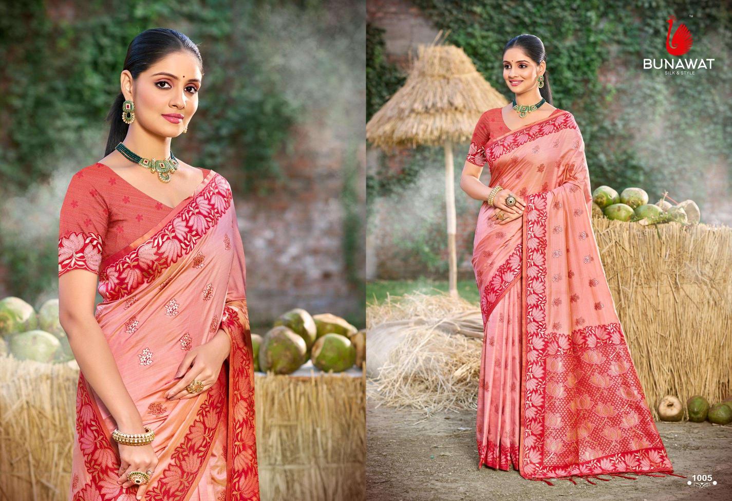 Bunawat Srileela Silk Wedding Wear New Designer Silk Sarees Collection India