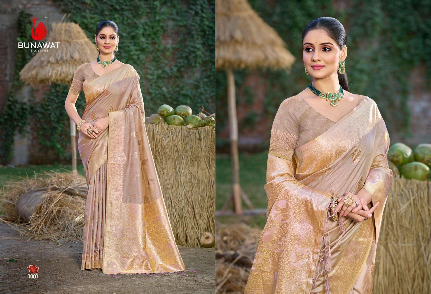 Bunawat Srivali Silk Festival Wear Latest Designer Silk Sarees Collection wholesale manufacturers in Surat