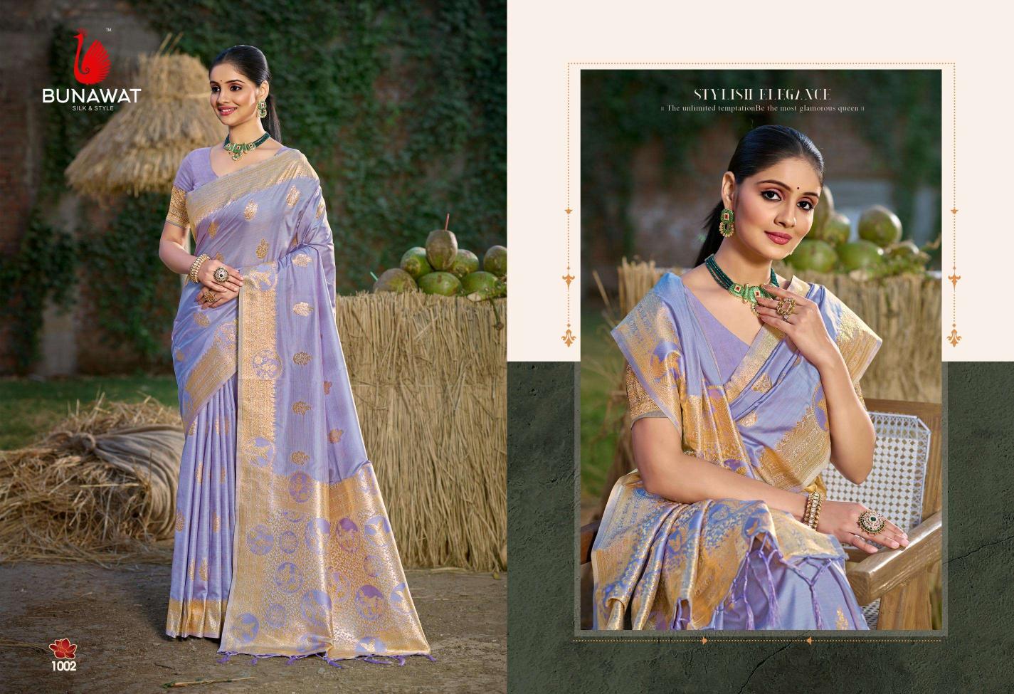 Bunawat Srivali Silk Festival Wear Latest Designer Silk Sarees Collection wholesale manufacturers in Surat