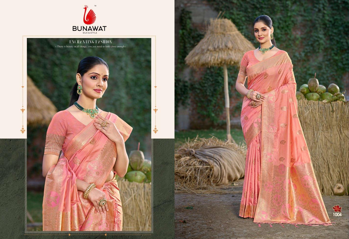 Bunawat Srivali Silk Festival Wear Latest Designer Silk Sarees Collection wholesale manufacturers in Surat