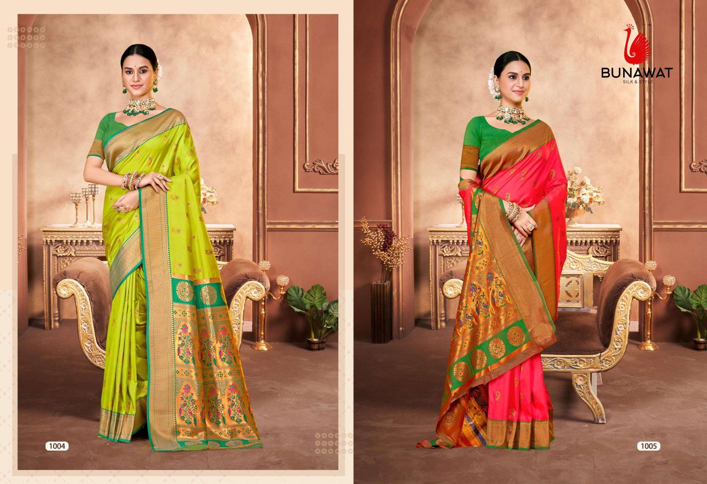 Bunawat Subhkala Silk Festival Wear New Designer Silk Sarees Collection in Surat