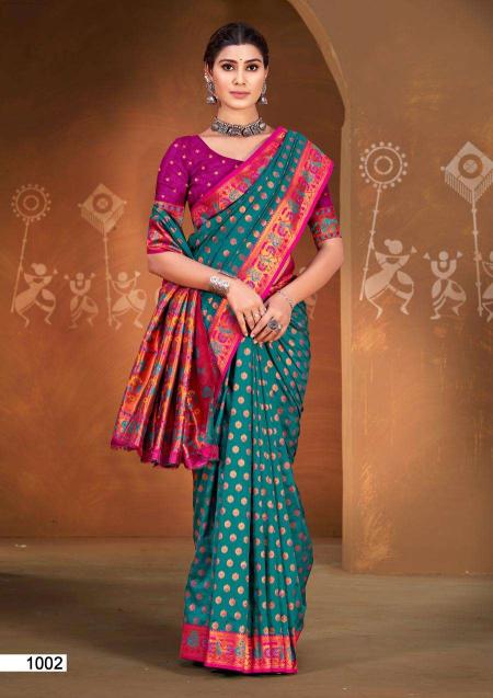 Bunawat Sunflower Silk Festival Wear Designer Silk Sarees Collection in Surat